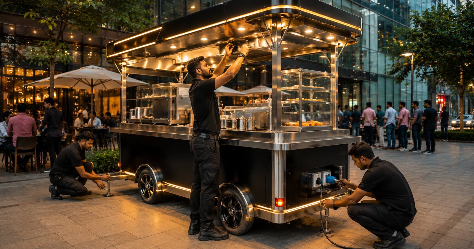 Quick Setup Food Cart